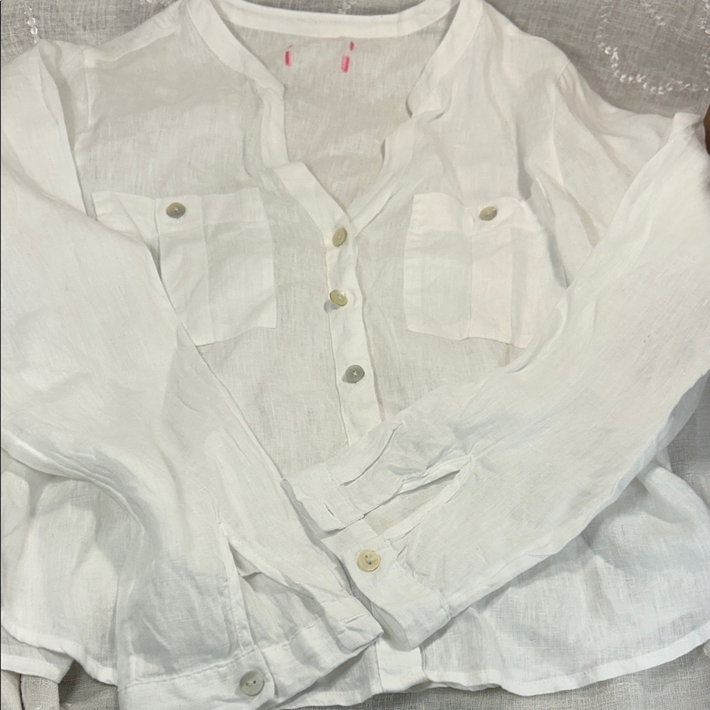 Lily Pulitzer Linen flowy summer tunic A00035